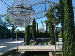 Lamparas de cristal boda Madrid