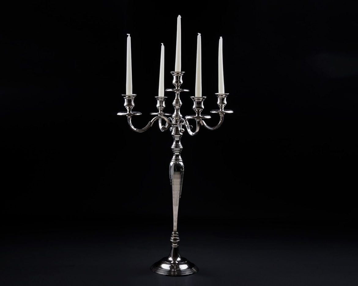 Candelabros 5 brazos 80cm