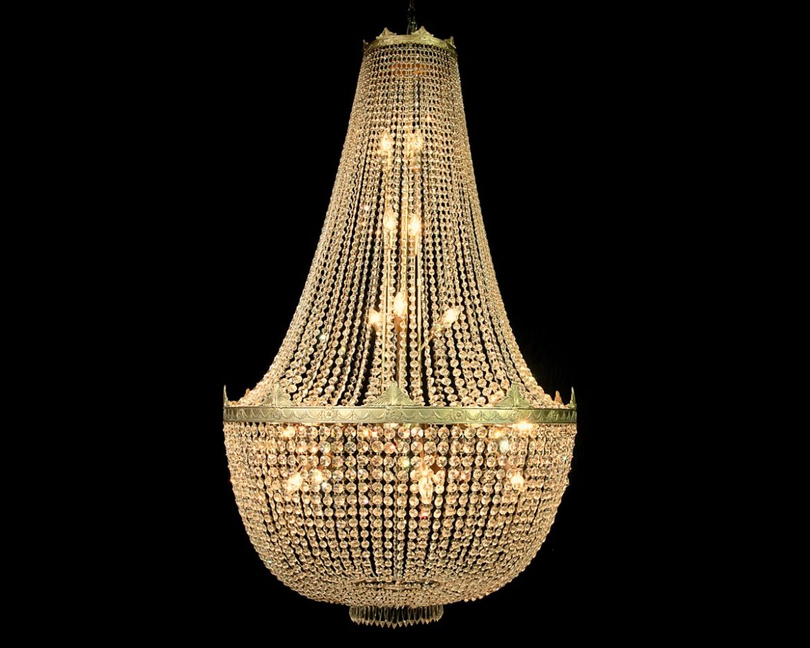 lámpara de cristal imperio Tipo 3