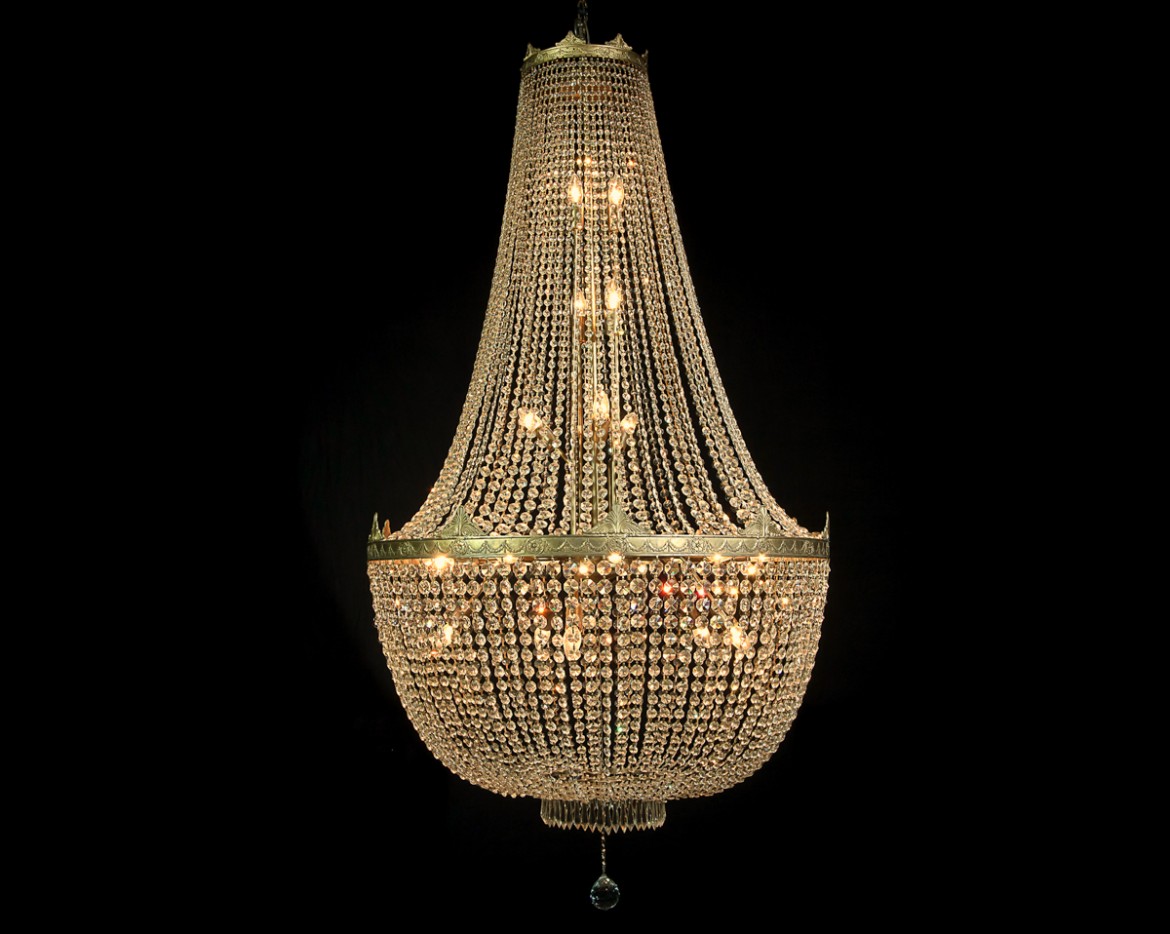 lámpara de cristal imperio Tipo 2