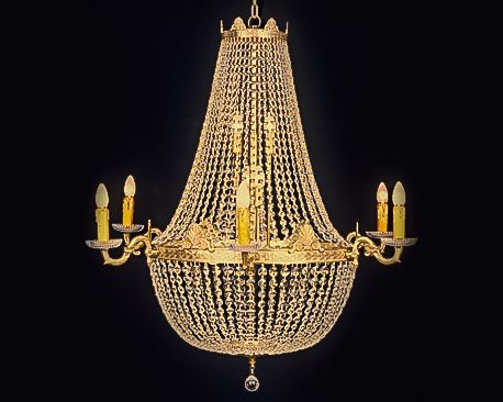 lámpara de cristal imperio Tipo 5