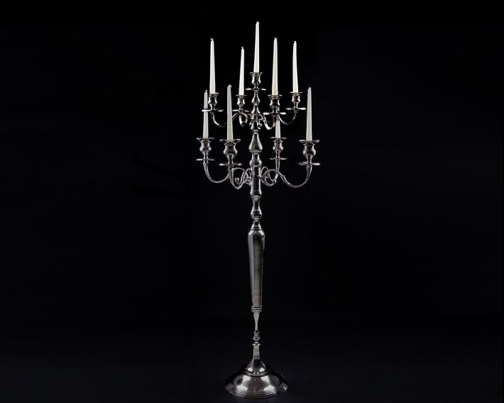 Desde ahora en alquiler: Candelabros de plata 9 brazos